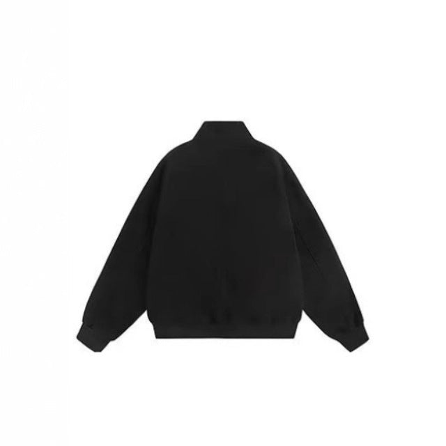 Damen Sportlicher Stehkragenpullover Drune