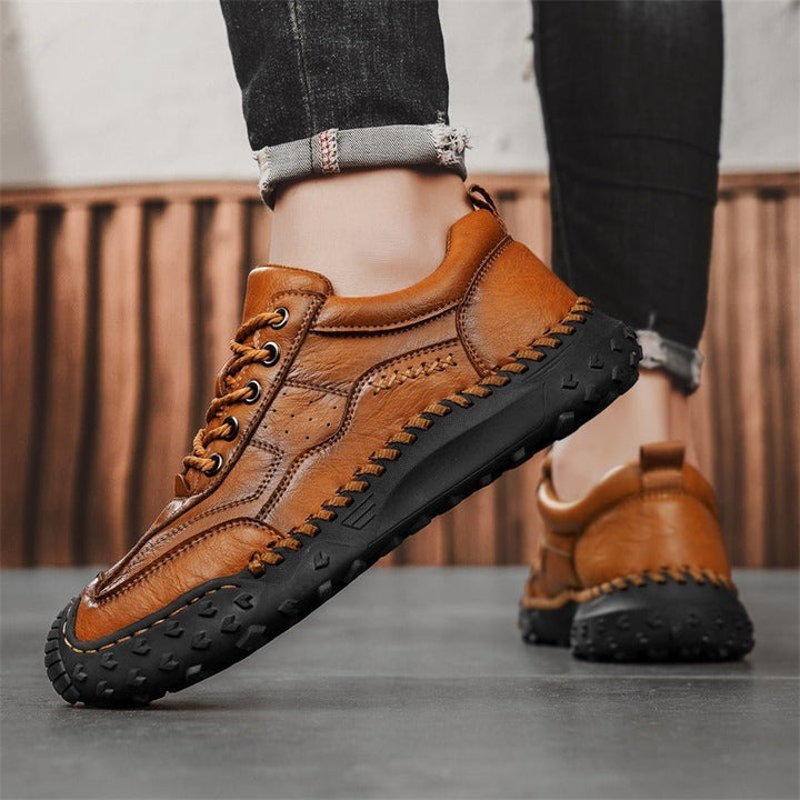 Herren robuste und vielseitige Freizeitschuhe mit griffiger Profilsohle Drune