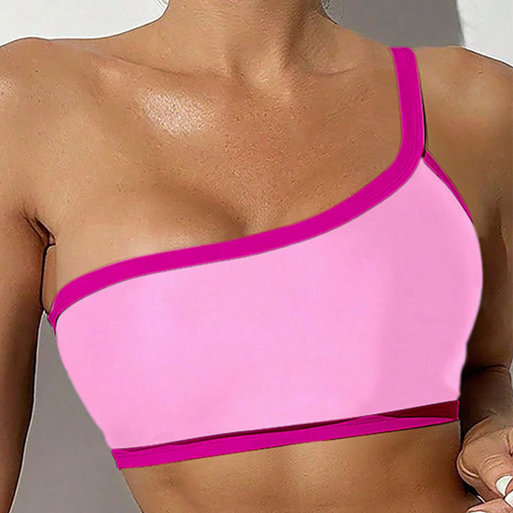 Damen asymmetrisches Bikini-Set Drune