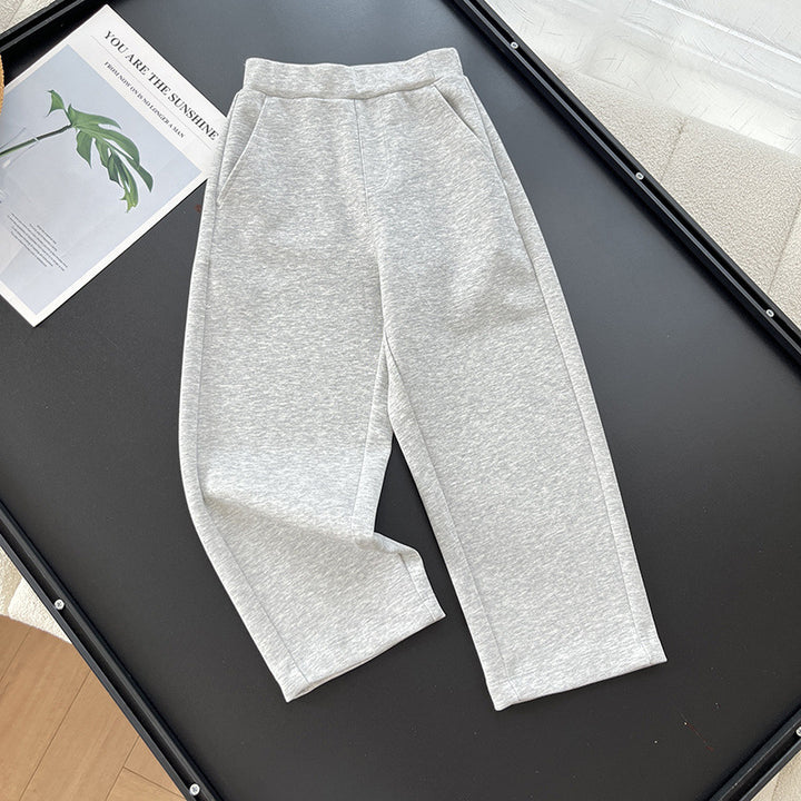 Damen Cozy Freizeithose mit hohem Bund und praktischen Taschen Drune
