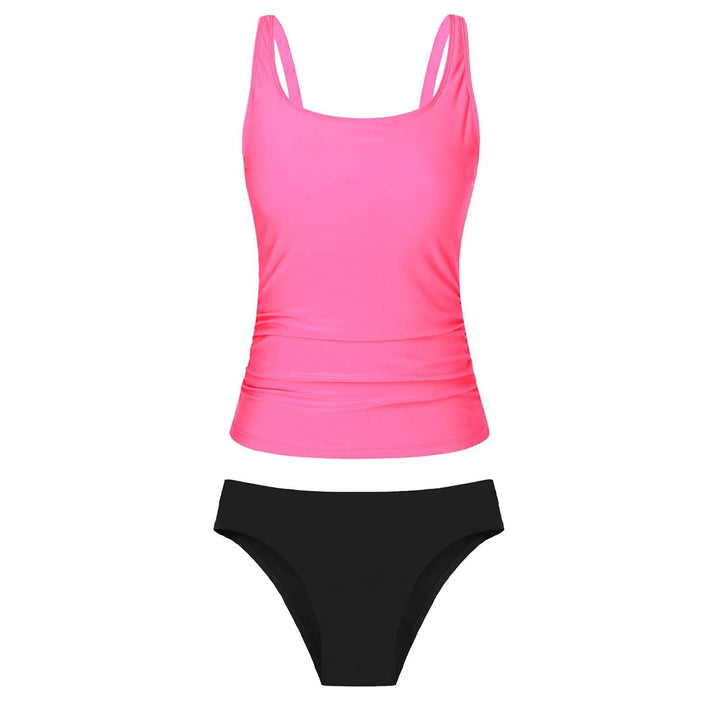 Damen Bikiniset mit floralem Oberteil und klassischem Unterteil Drune