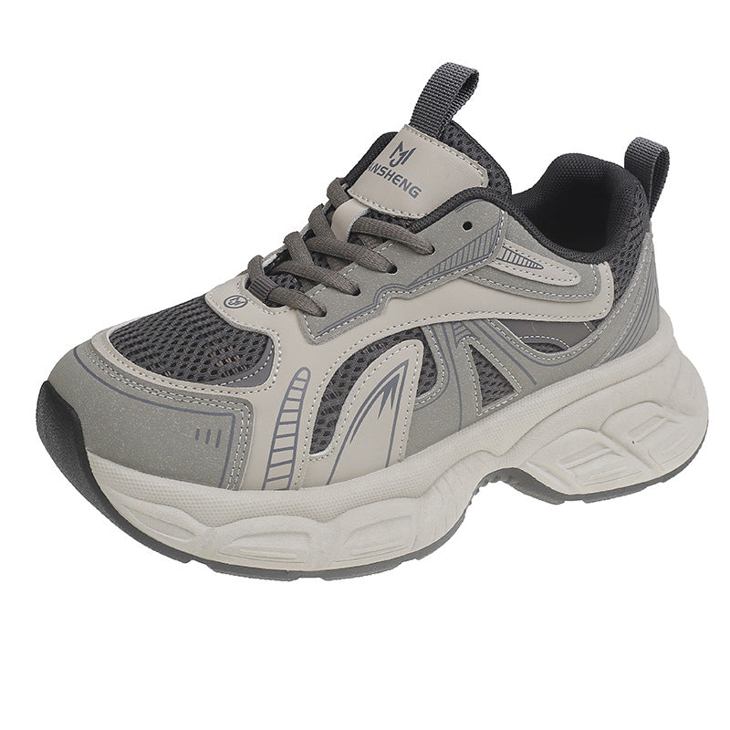 Damen Sportliche Sneakers mit atmungsaktivem Mesh und dämpfender Sohle Drune