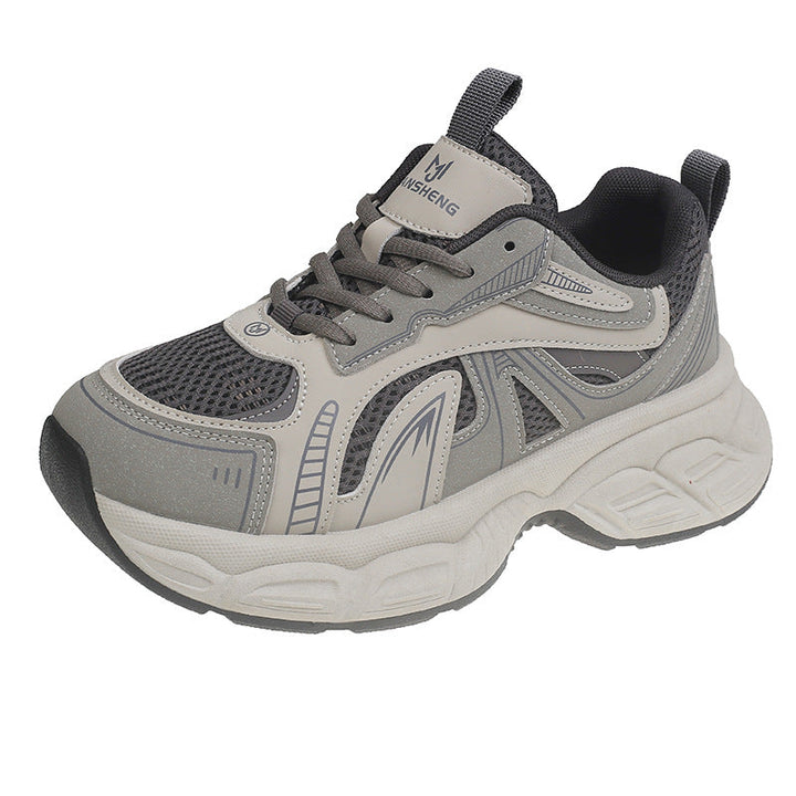 Damen Sportliche Sneakers mit atmungsaktivem Mesh und dämpfender Sohle Drune