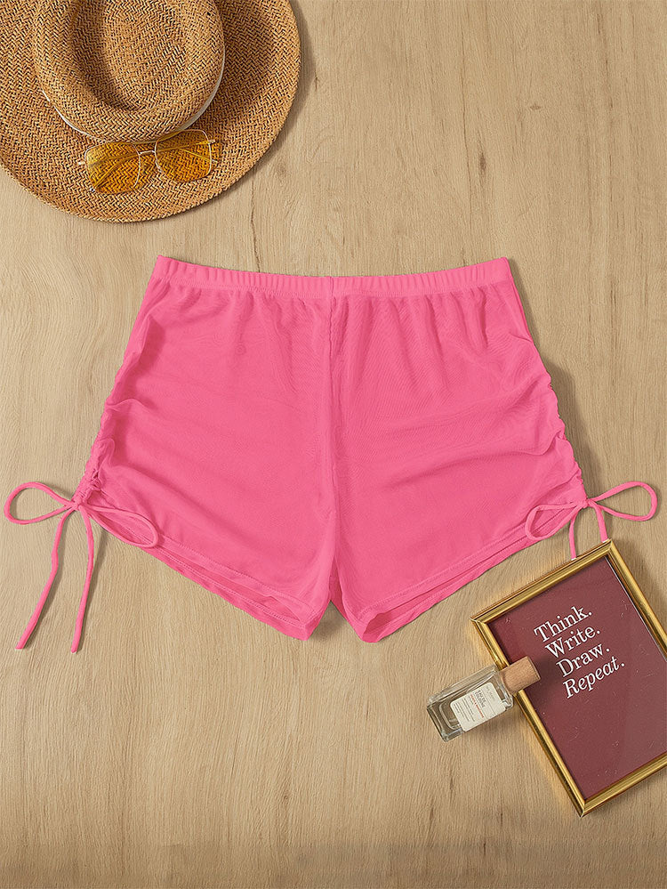 Damen Badeshorts mit seitlichen Raffungen Drune