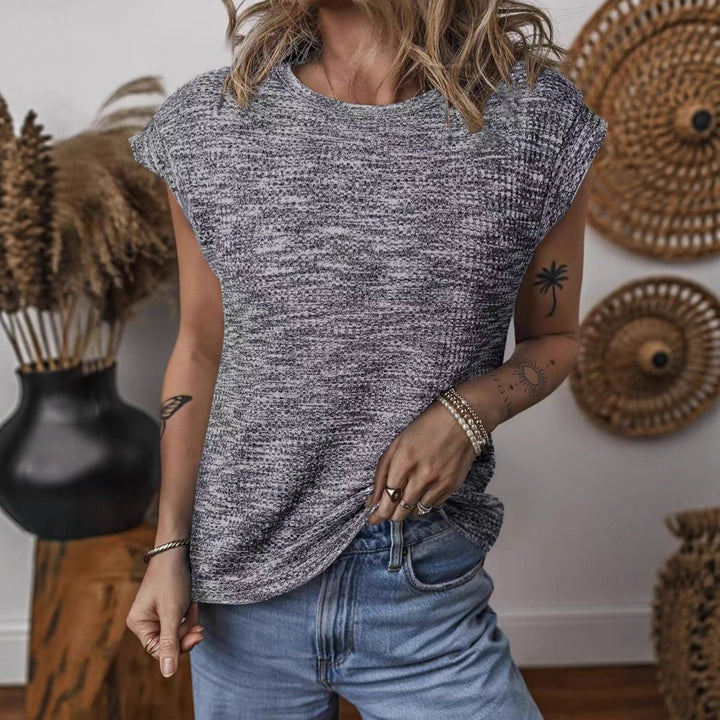 Damen Komfortables Kurzarmshirt mit lässigem Schnitt und atmungsaktivem Gewebe Drune