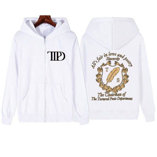 Damen Fleece Kapuzenjacke mit einzigartigem Motiv und bequemer Passform Drune