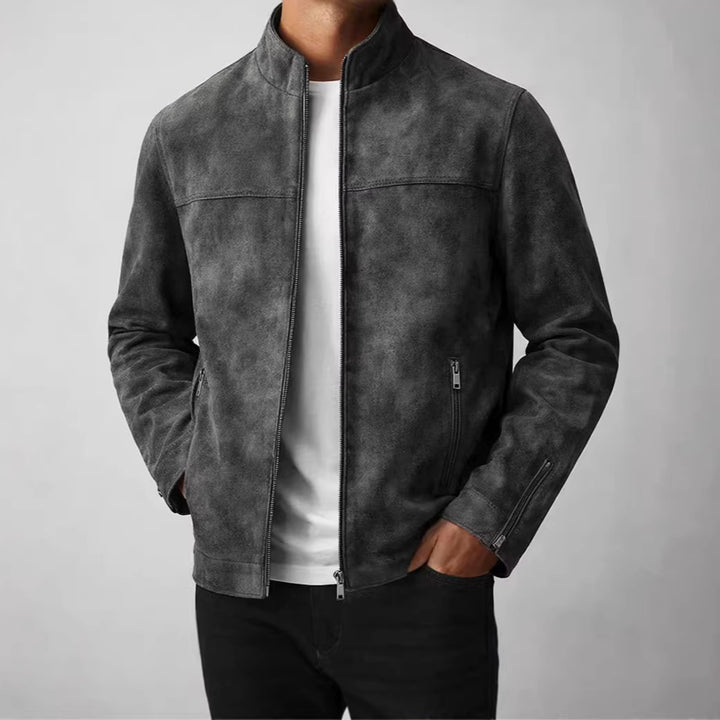 Herren Modische und Bequeme Suede Jacke