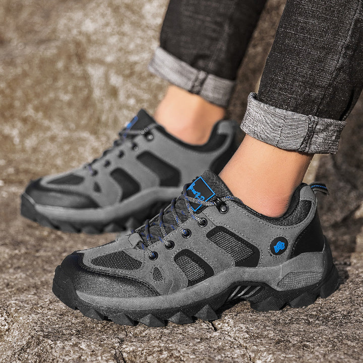 Herren nan robuster Trekkingschuh mit verstärkter Zehenkappe und rutschfester Profilsohle Drune