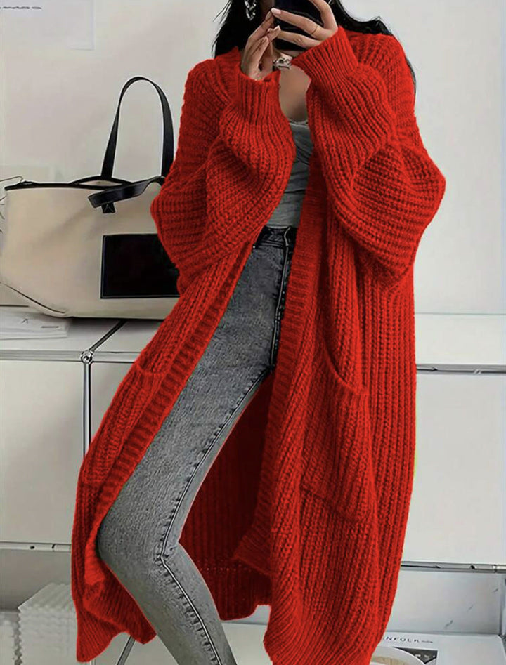 Damen Strickmantel im Oversized-Stil Drune