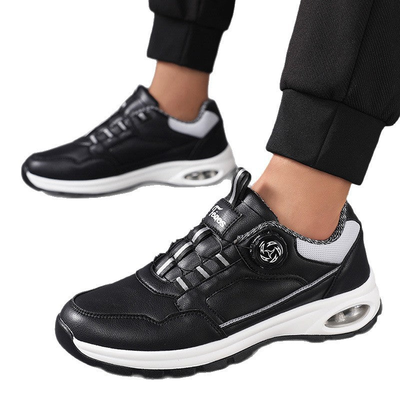 Herren nan sportlicher Freizeit-Sneaker mit Luftkapsel-Fersendämpfung, stufenlosem Klickverschluss und viskoelastischem Fußbett Drune