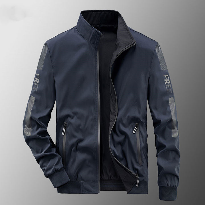 Herren Sportliche Windbreaker Jacke Drune
