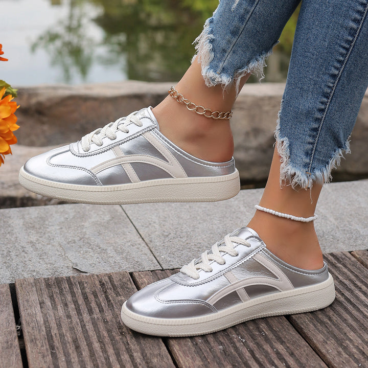 Damen Slip-On Sneaker mit offener Ferse und gepolstertem Komfortfußbett Drune