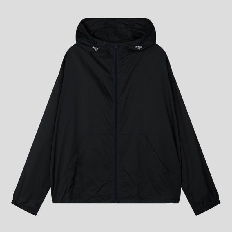 Damen leichte Regenjacke mit praktischen Taschen Drune