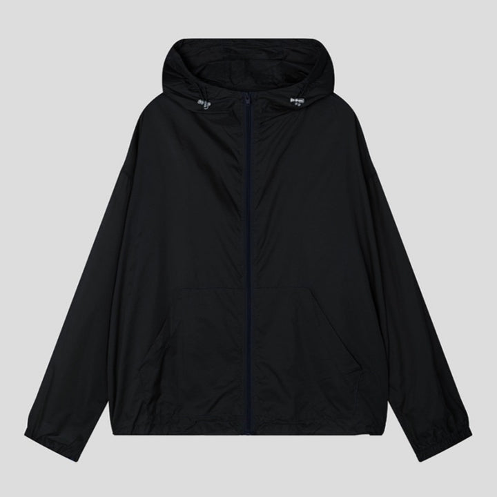 Damen leichte Regenjacke mit praktischen Taschen Drune
