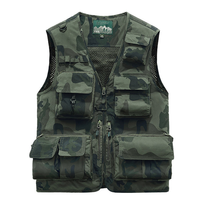 Herren Multifunktionale Cargoweste mit vielen Taschen Drune
