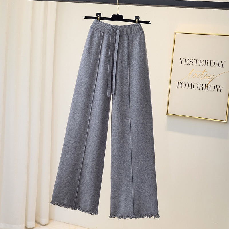 Damen Elegante und bequeme Palazzo-Hose Drune