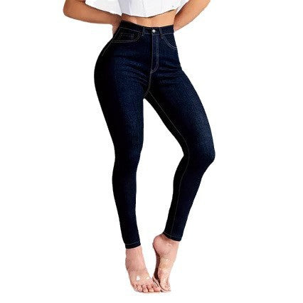 Damen High‑Waist Sculpting‑Skinny‑Jeans mit Superstretch Drune