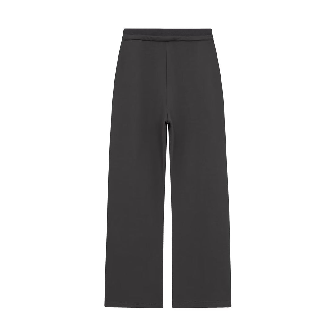 Damen Weite High‑Waist Palazzo‑Hose mit elastischem Bund und fließender Silhouette Drune