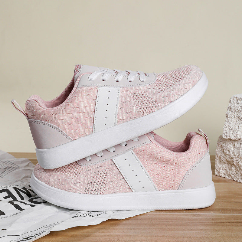 Unisex Atmungsaktive Strick-Laufsneaker mit leichter EVA-Sohle Drune