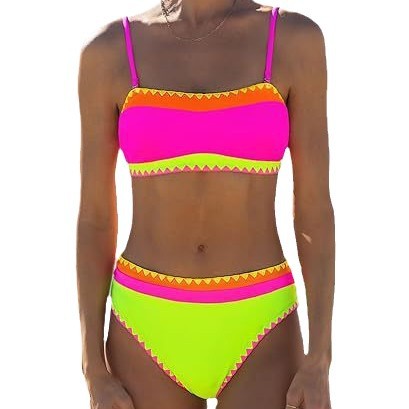 Damen Bunte Bikini Drune