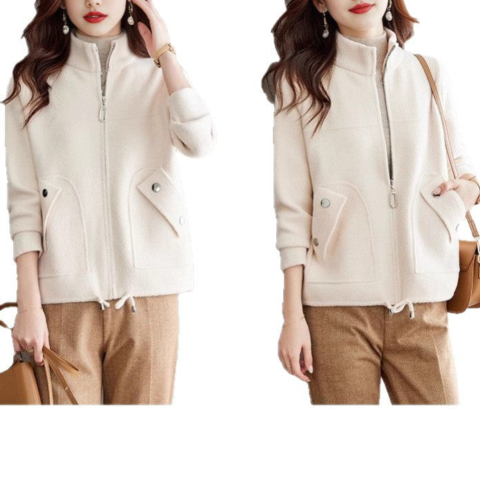 Damen elegante und bequeme Fleecejacke Drune