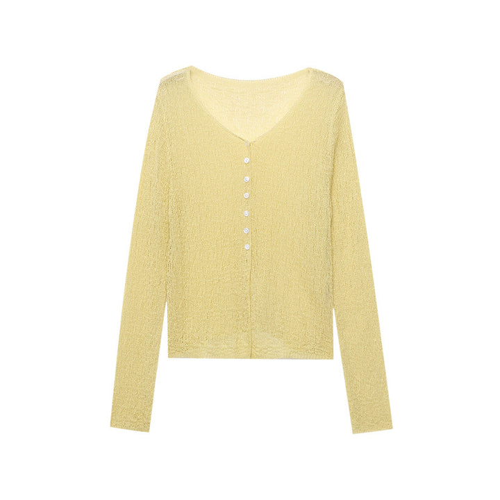 Damen leichte Strickjacke Drune