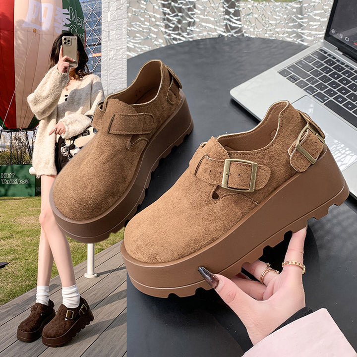 Damen Clogs mit modischem Schnallen-Design und gepolsterter Sohle Drune