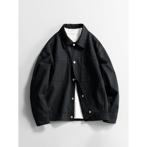 Herren Overshirt mit klassischen Brusttaschen Drune