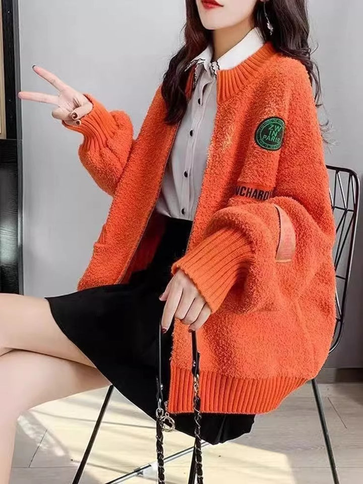 Damen Gemütlicher Oversized Cardigan Drune