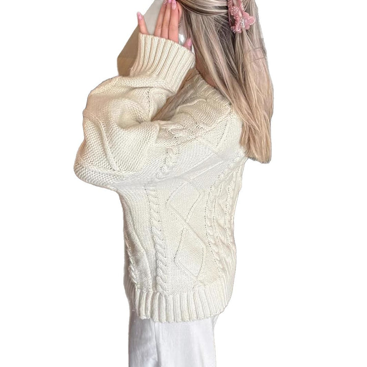 Damen Strickpullover Drune