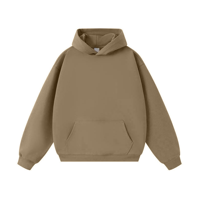 Unisex Oversize-Kapuzenpullover mit Kängurutasche und Raglanärmeln Drune