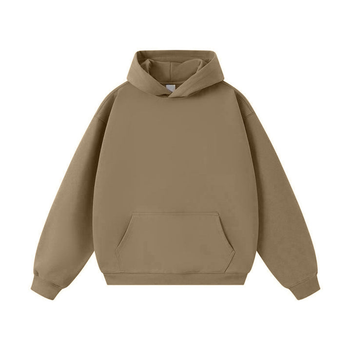 Unisex Oversize-Kapuzenpullover mit Kängurutasche und Raglanärmeln Drune