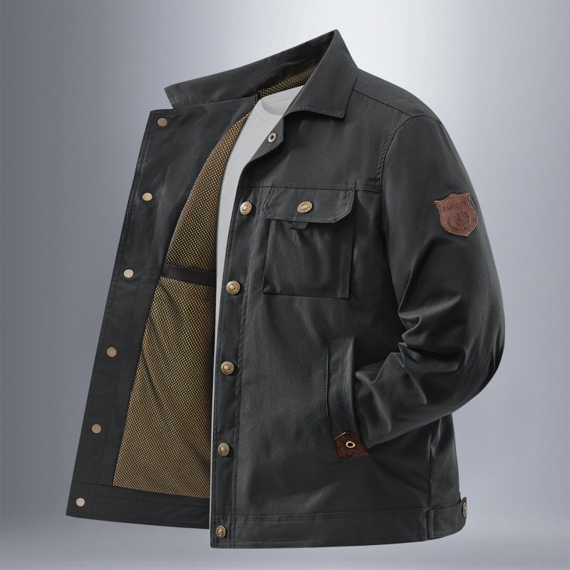 Herren Robuste Utility-Jacke mit praktischen Taschen