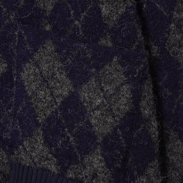 Damen modische Karojacke mit hohem Kragen und Reißverschluss Drune