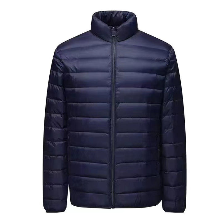 Herren nan ultraleichte Packbare Microsteppjacke mit Stehkragen, wattierter Isolierung und windabweisender Hülle Drune