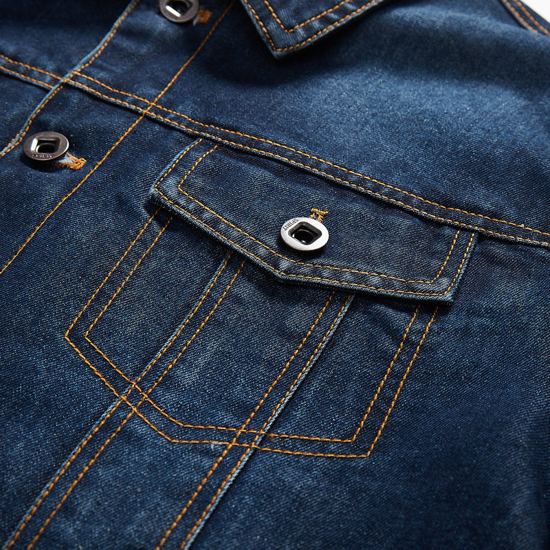Herren Modische Jeansjacke Drune