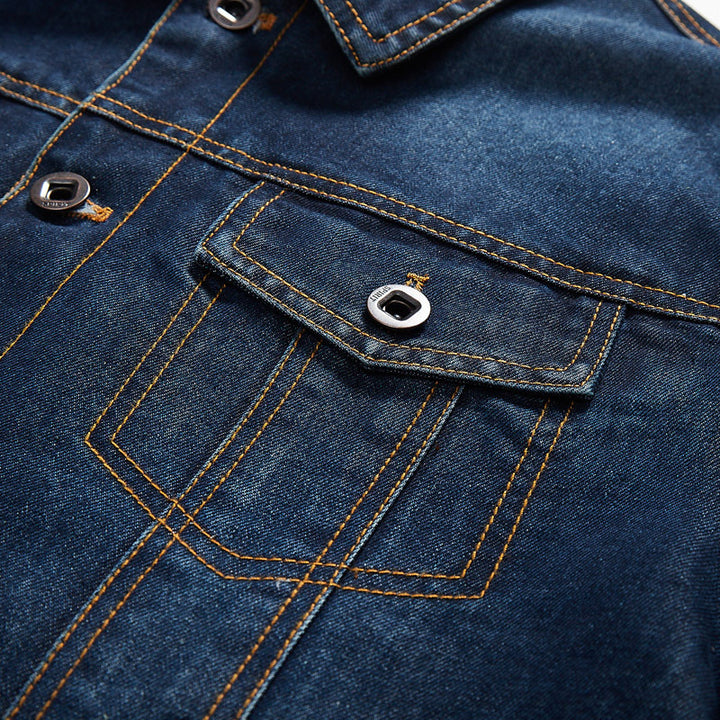 Herren Modische Jeansjacke Drune