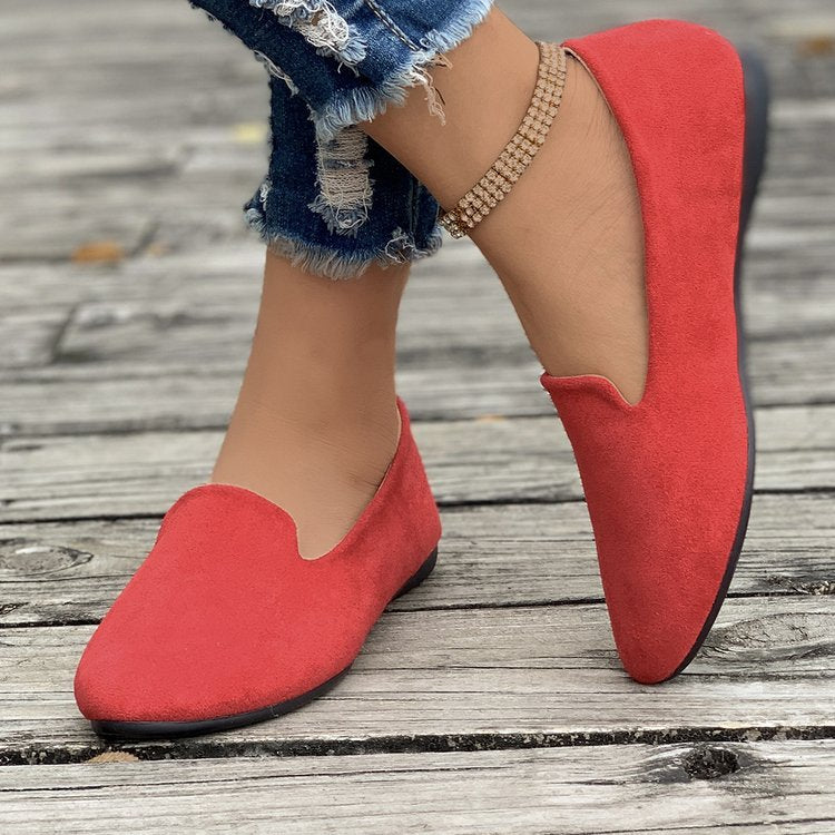 Damen Mokassins aus hochwertigem Wildleder mit elegantem Schnitt Drune