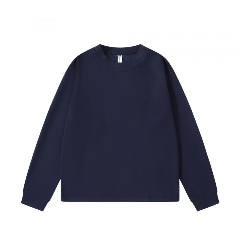 Unisex Oversize-Langarm-Sweatshirt mit Rundhalsausschnitt, French‑Terry-Qualität und gerippten Bündchen Drune