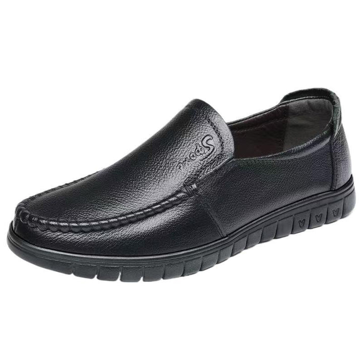 Herren Bequeme Lederslipper Drune