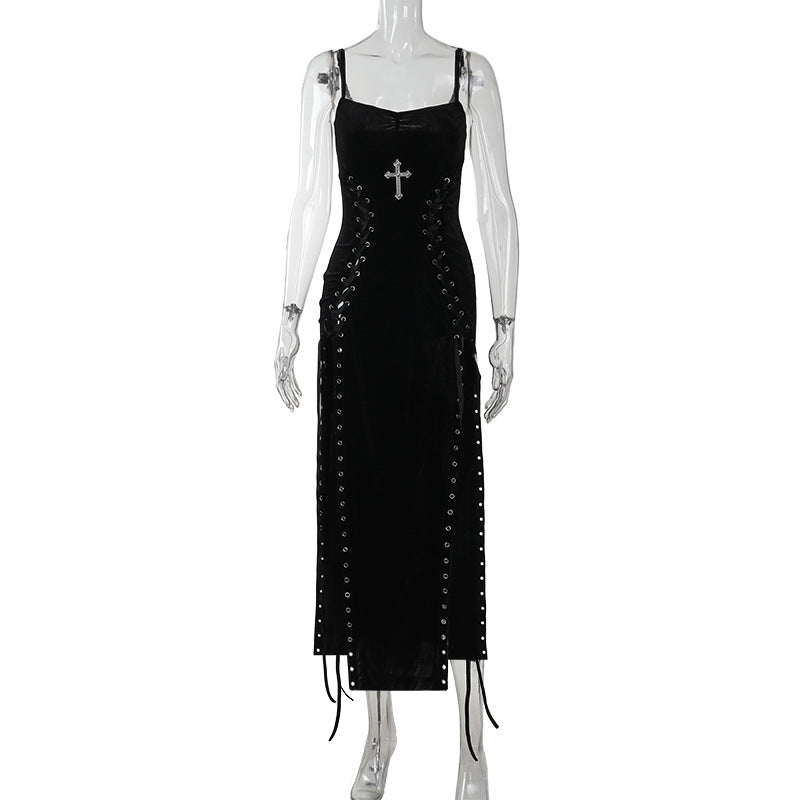 Damen figurbetonte Bluse mit Rüschendetails und Schnürung Drune