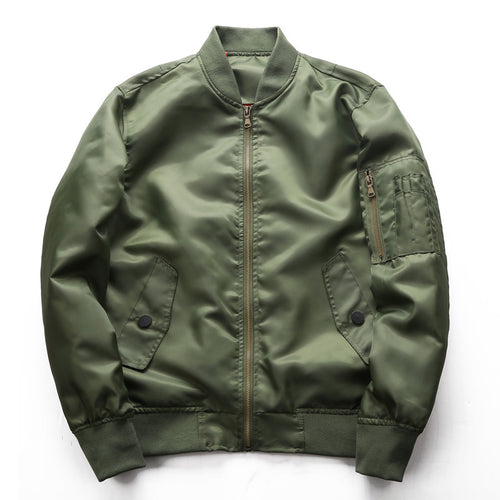 Herren nan klassische Bomberjacke aus wasserabweisendem Nylon mit gerippten Bündchen und Ärmeltasche Drune
