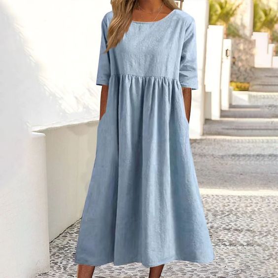 Drune | HALBSCHLÜPFEN MIDI-KLEID