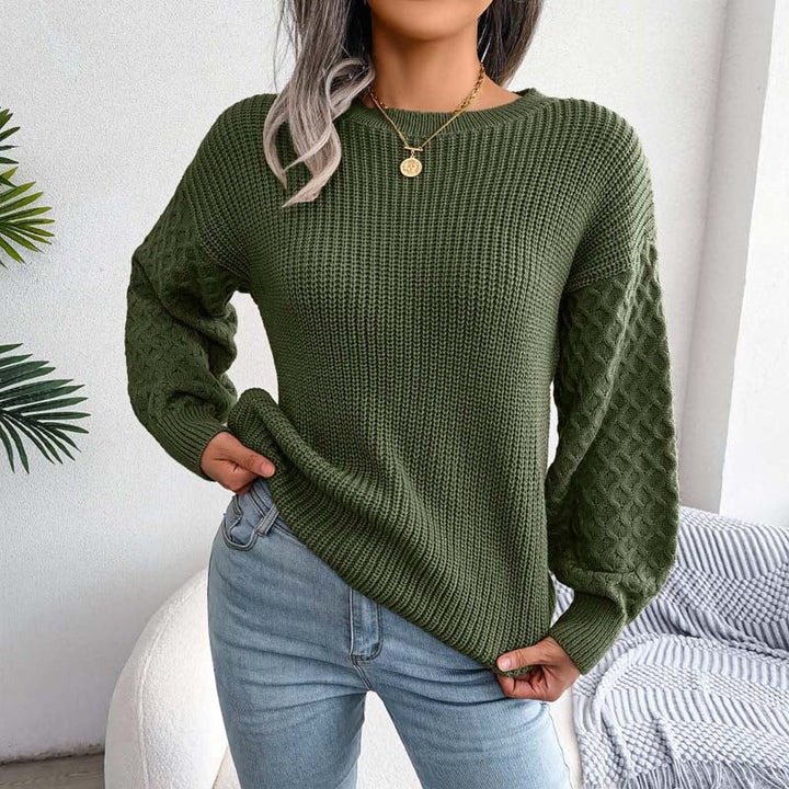 Drune | Einfarbige Strickpullover