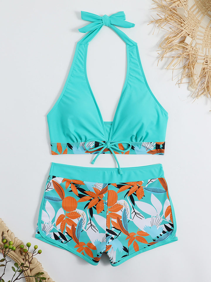 Damen Sportliches Bikini-Set mit verdecktem Bauch Drune