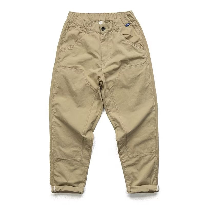 Herren Bequeme Cargohose mit Gummibund und praktischen Taschen Drune