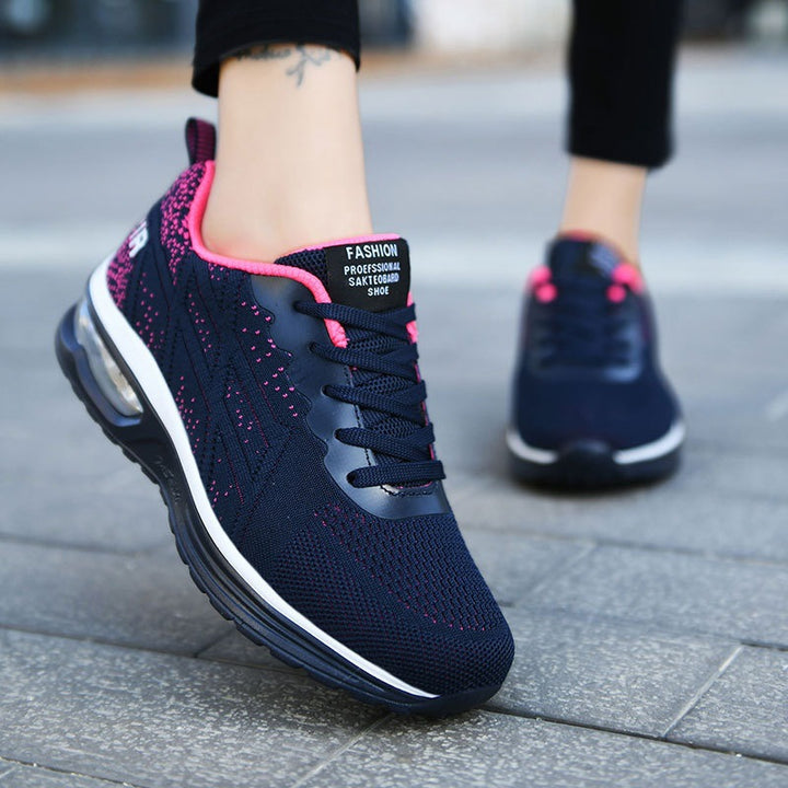 Damen nan atmungsaktive gepolsterte Leichtgewichtslaufschuhe mit Luftpolster Drune