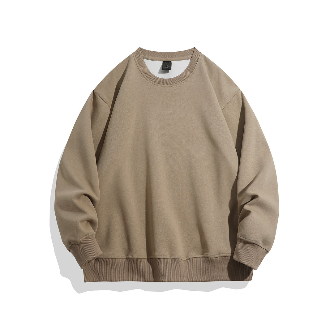 Herren Oversize Rundhals‑Sweatshirt mit tiefem Sitz, Raglanärmeln und gerippten Bündchen Drune