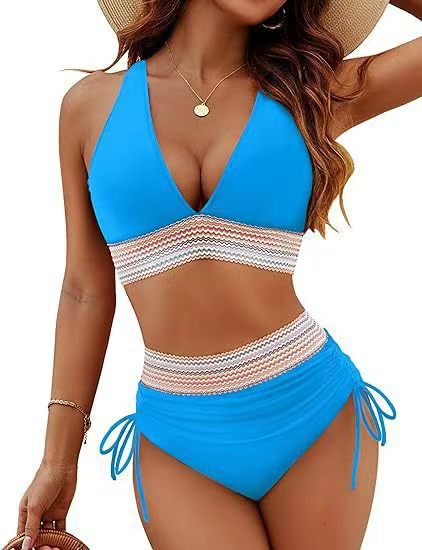 Damen Bikinis mit hoch tailliertem Schnitt und modischen Details Drune