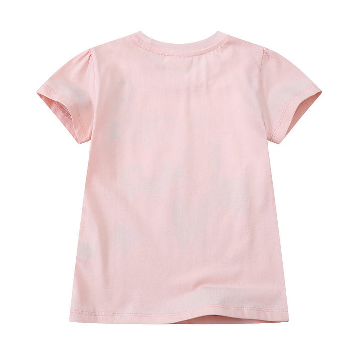 Mädchen T-Shirt mit buntem Einhornmotiv Drune